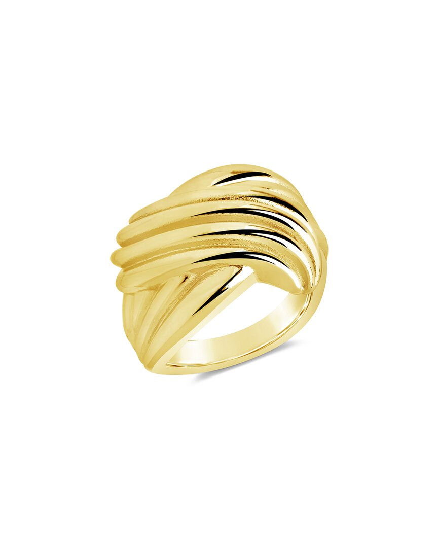 Sterling Forever Women's Plié Twist Ring