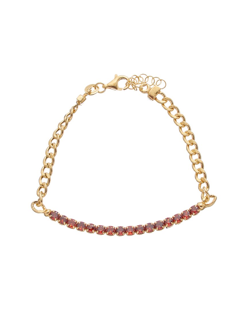 Meshmerise 18k Over Silver 1.50 Ct. Tw. Citrine Bracelet