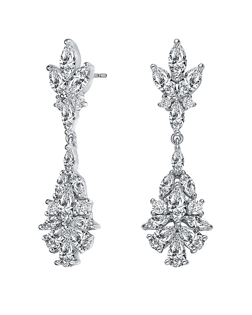 Genevive Silver Earrings