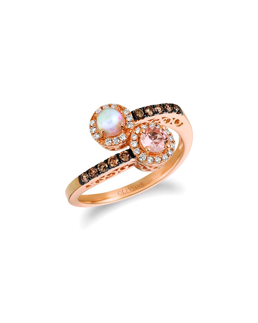 Le Vian ® Chocolatier 14k Strawberry Gold 0.46 Ct. Tw. Diamond & Morganite Ring