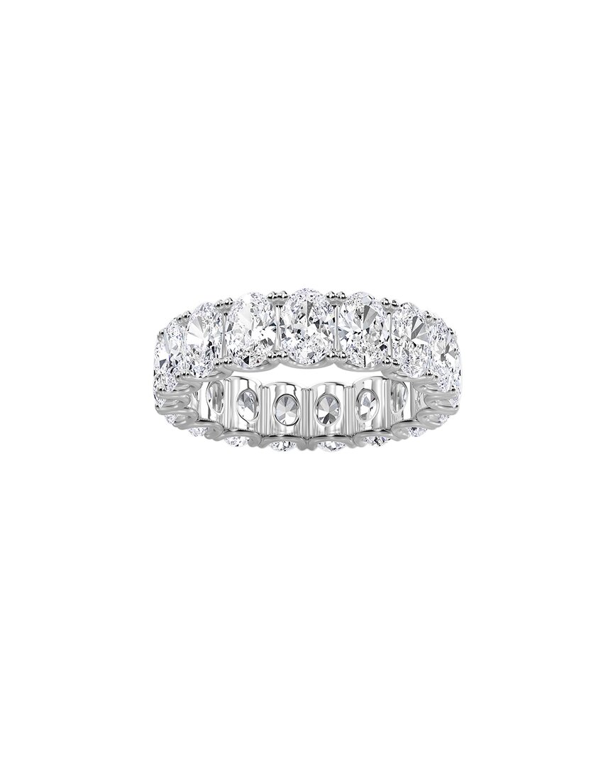 Diana M. Fine Jewelry 14k 3.88 Ct. Tw. Diamond Half-eternity Ring In Metallic
