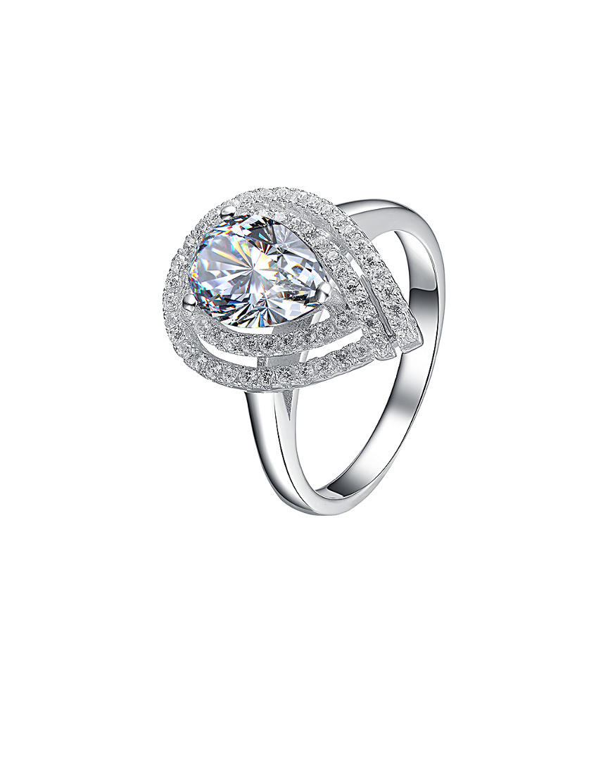 Genevive Silver Cz Ring