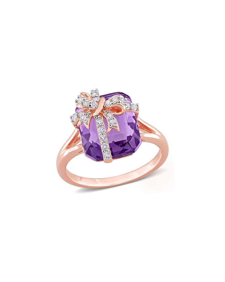 Rina Limor Rose Gold Vermeil 6.71 Ct. Tw. Gemstone Ring