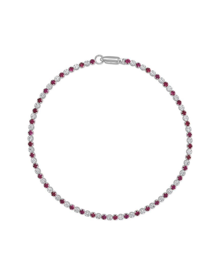 Sabrina Designs 14k 2.02 Ct. Tw. Diamondruby Bracelet