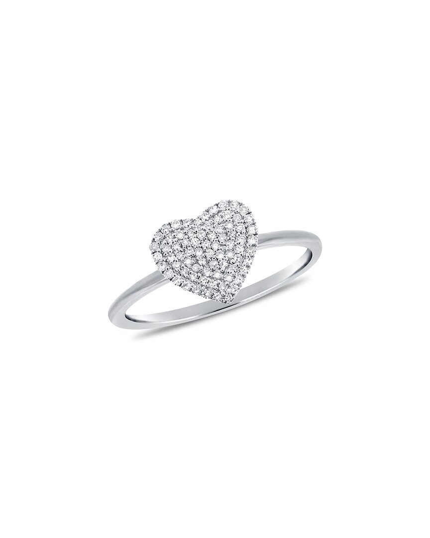 Sabrina Designs 14k 0.21 Ct. Tw. Diamond Heart Ring