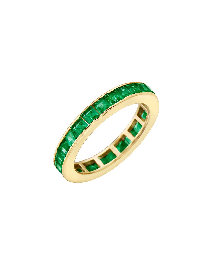 Gemstones 14k 2.50 Ct. Tw. Emerald Eternity Ring