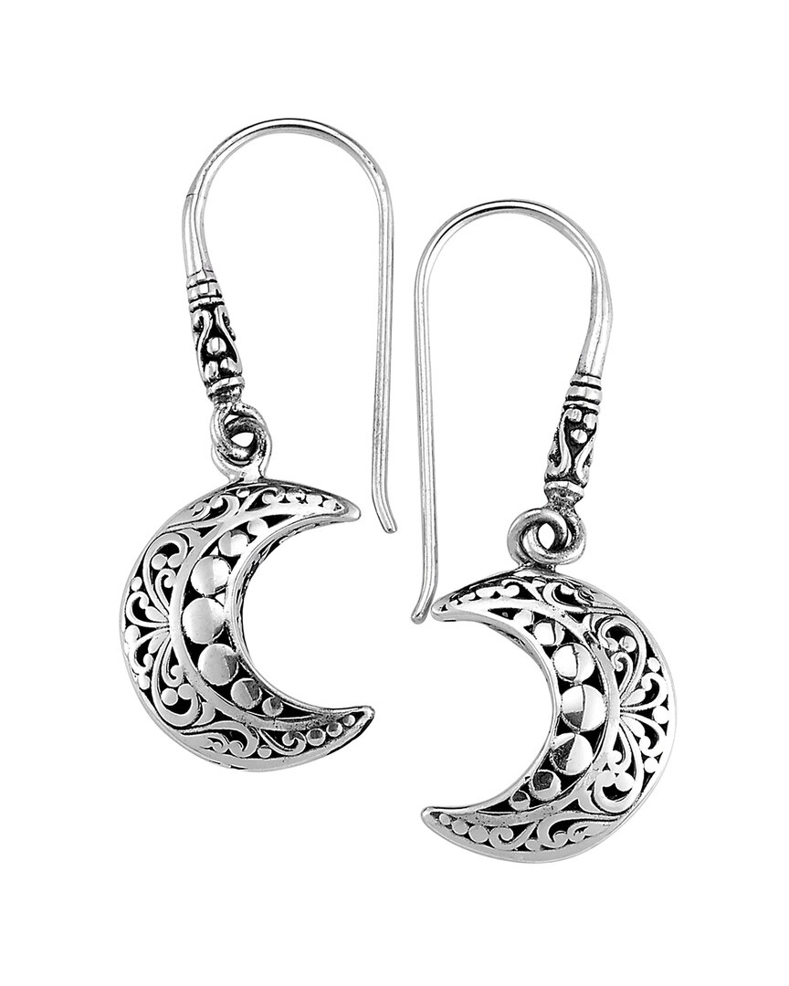 Samuel B. Silver Crescent Moon Earrings