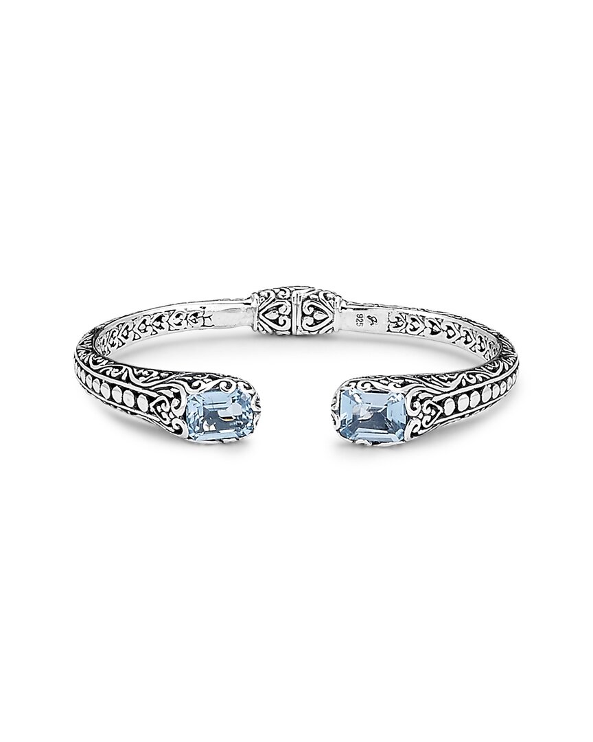 Samuel B. Silver Blue Topaz Dot Bracelet
