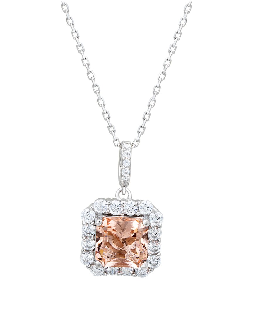 Suzy Levian Cz Jewelry Suzy Levian Silver Cz Halo Pendant