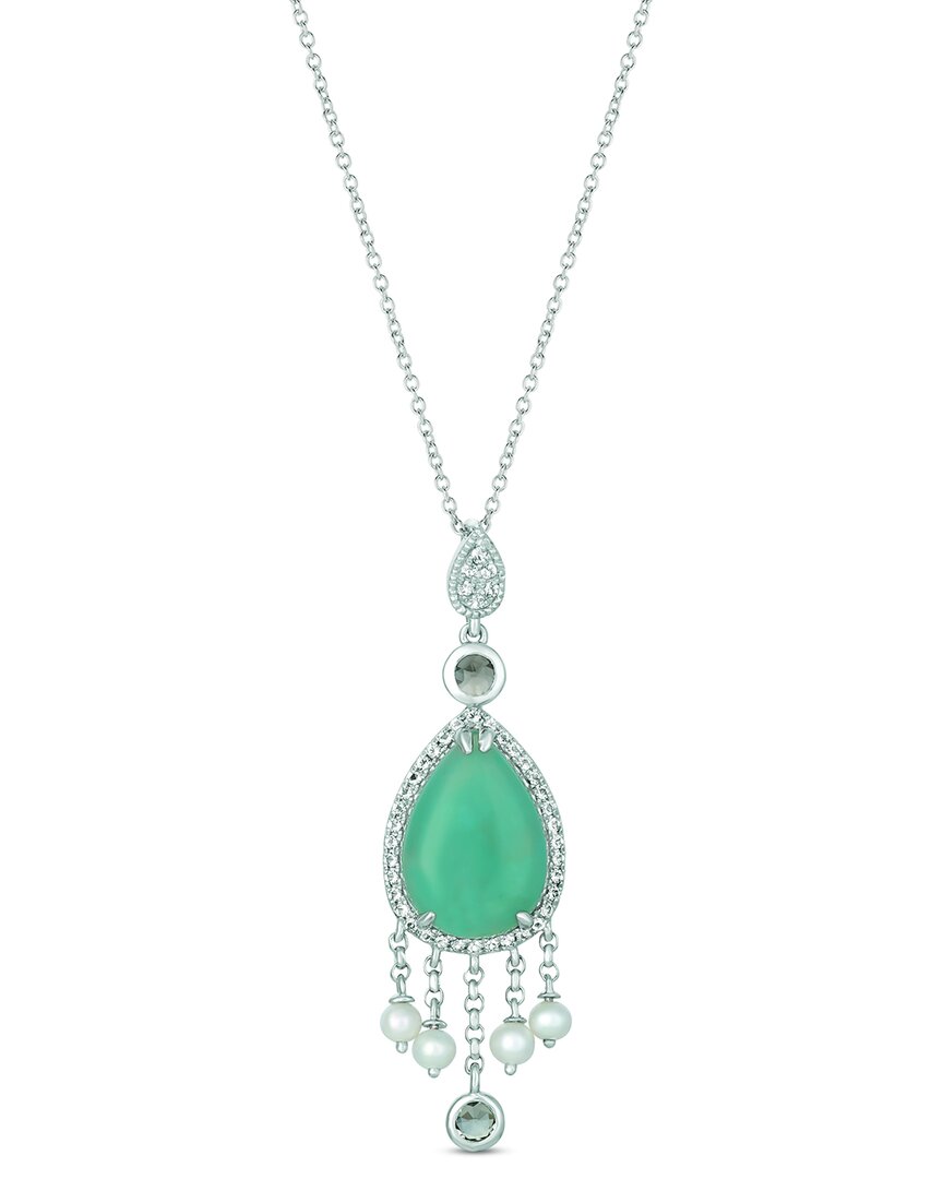 Le Vian ® Euphoria Chocolate 14k 3.29 Ct. Tw. Aquamarine Pendant