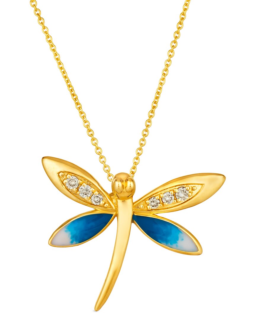 Le Vian ® Nude Palette 14k 0.07 Ct. Tw. Diamond & Enamel Pendant