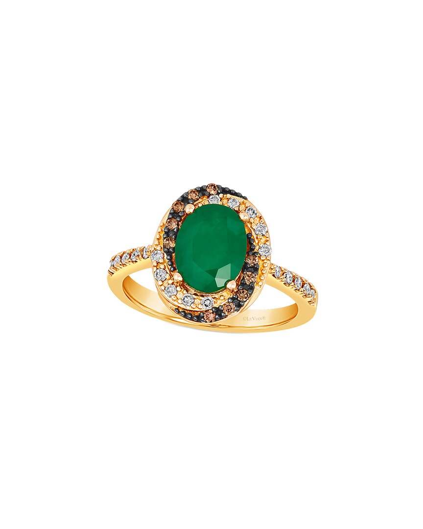 Le Vian Balance 14k 1.42 Ct. Tw. Diamond & Emerald Ring