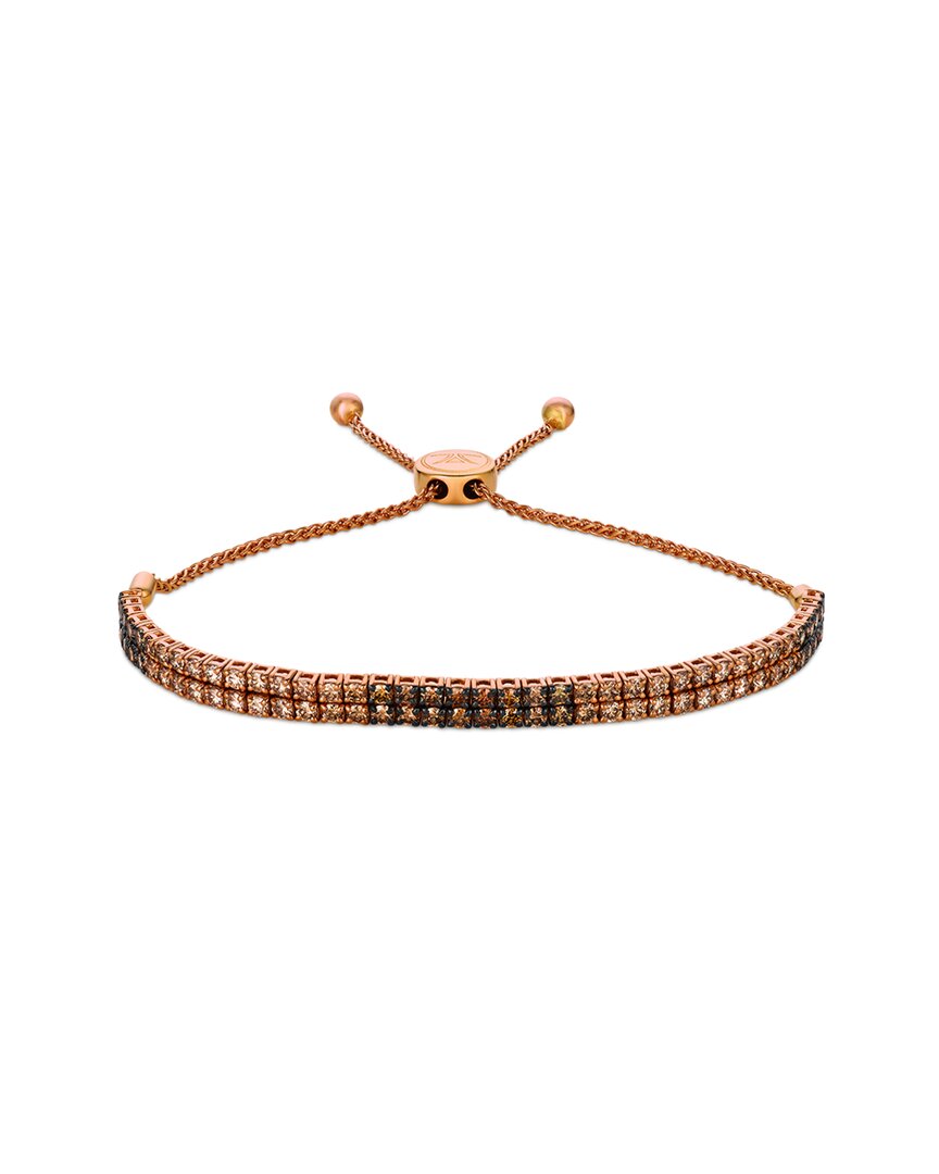 Le Vian Euphoria Chocolate 14k 3.00 Ct. Tw. Diamond Bolo Bracelet