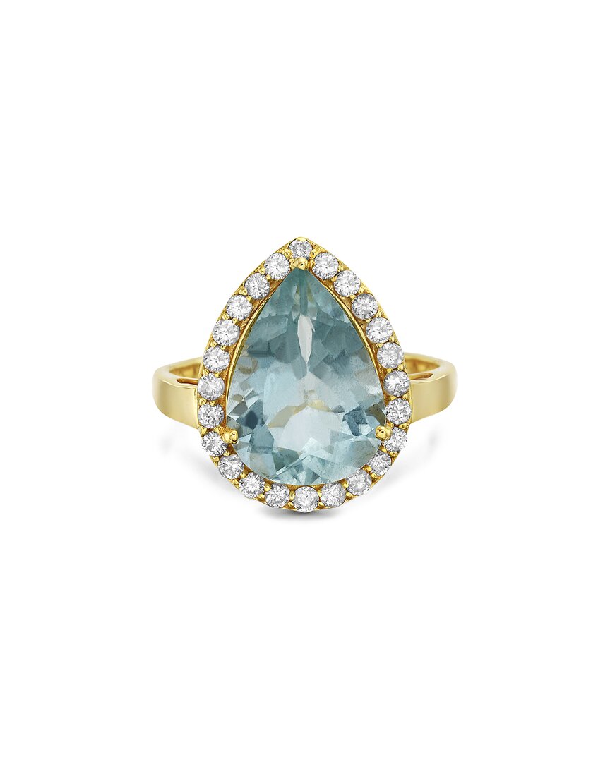 Forever Creations Usa Inc. Forever Creations 14k 0.42 Ct. Tw. Diamond Halo Ring