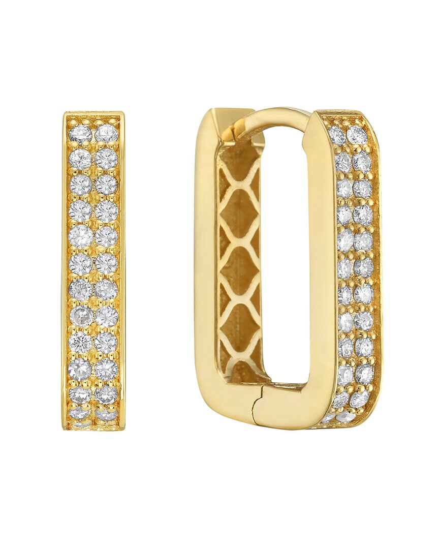 Forever Creations Usa Inc. Forever Creations 14k 0.60 Ct. Tw. Diamond Hoops