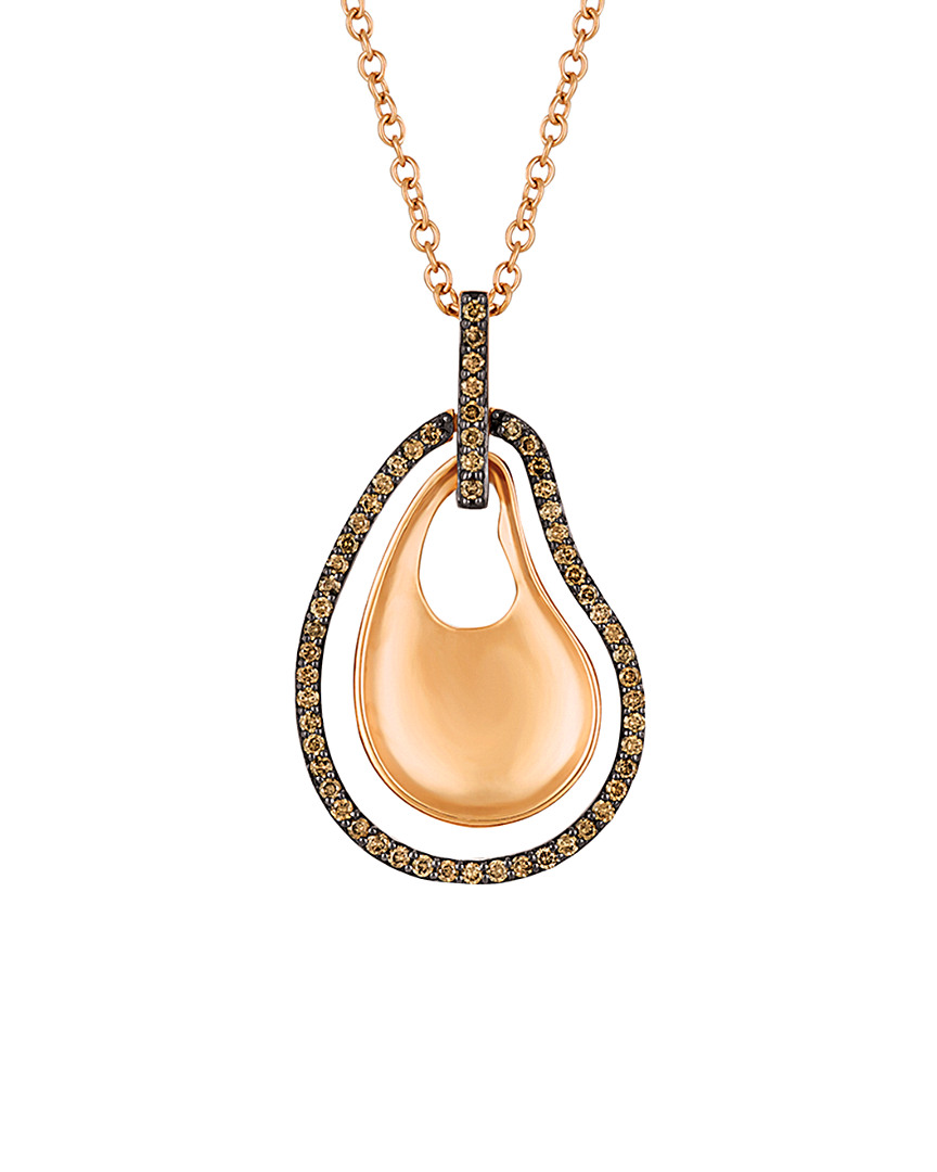 Le Vian 14k Rose Gold 0.47 Ct. Tw. Diamond Necklace