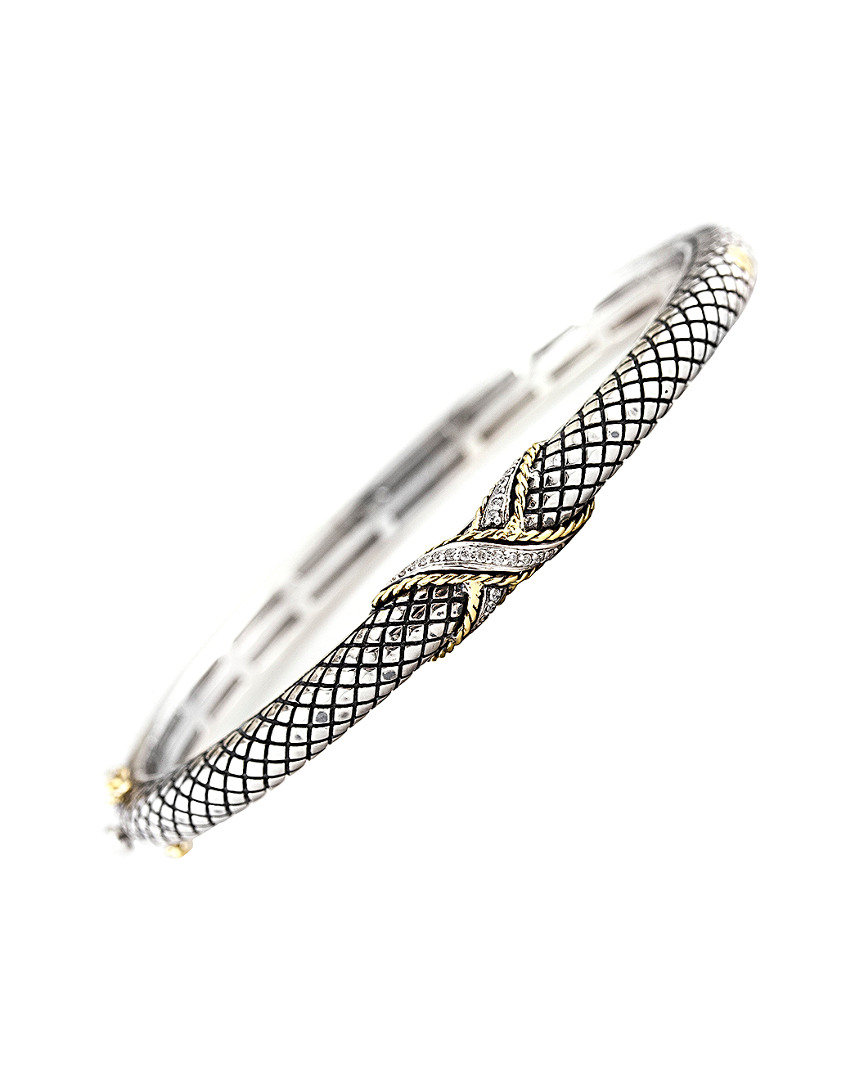 Andrea Candela Linea 18k & Silver Bangle