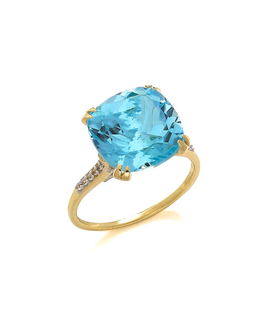 Tiramisu 10k 9.43 Ct. Tw. Gemstone Ring