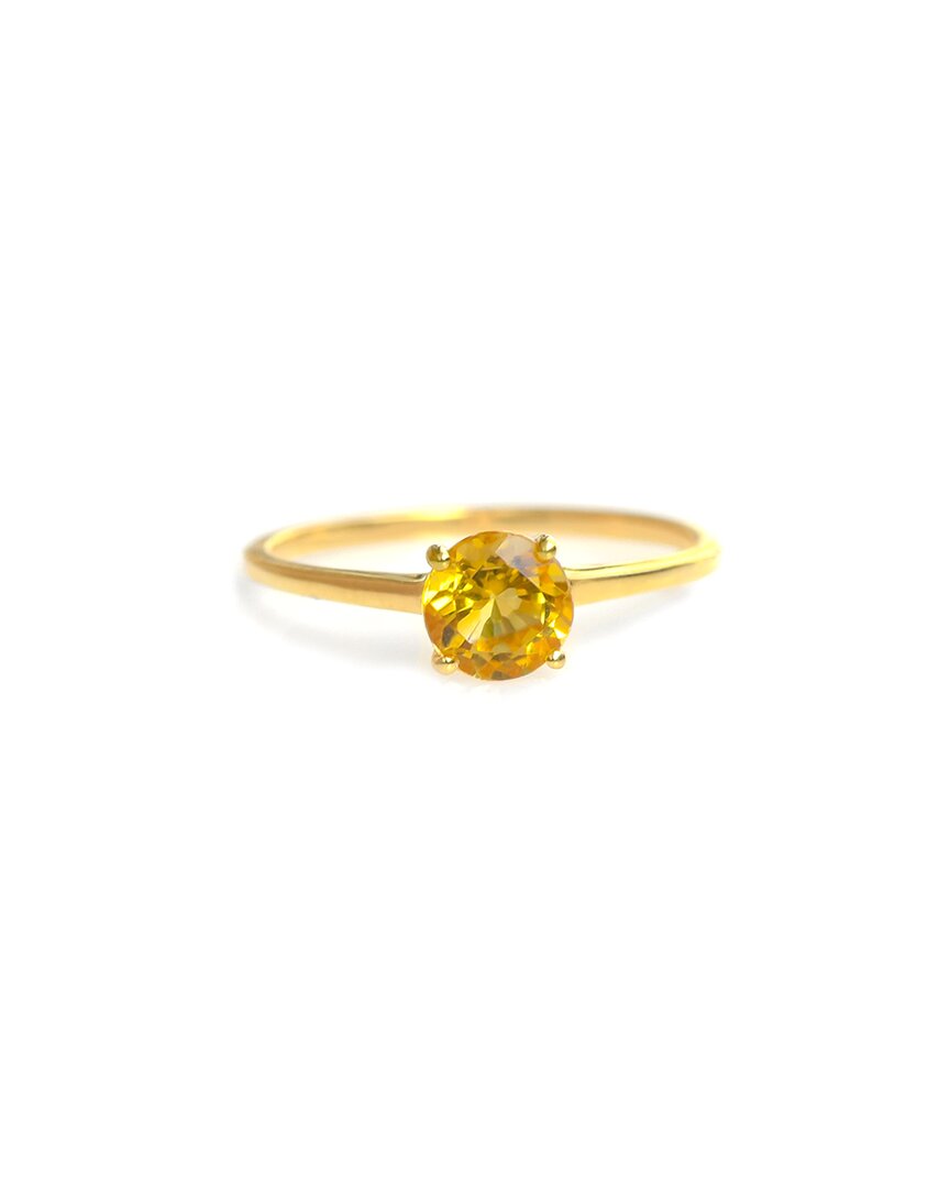 Tiramisu 10k 0.81 Ct. Tw. Citrine Ring