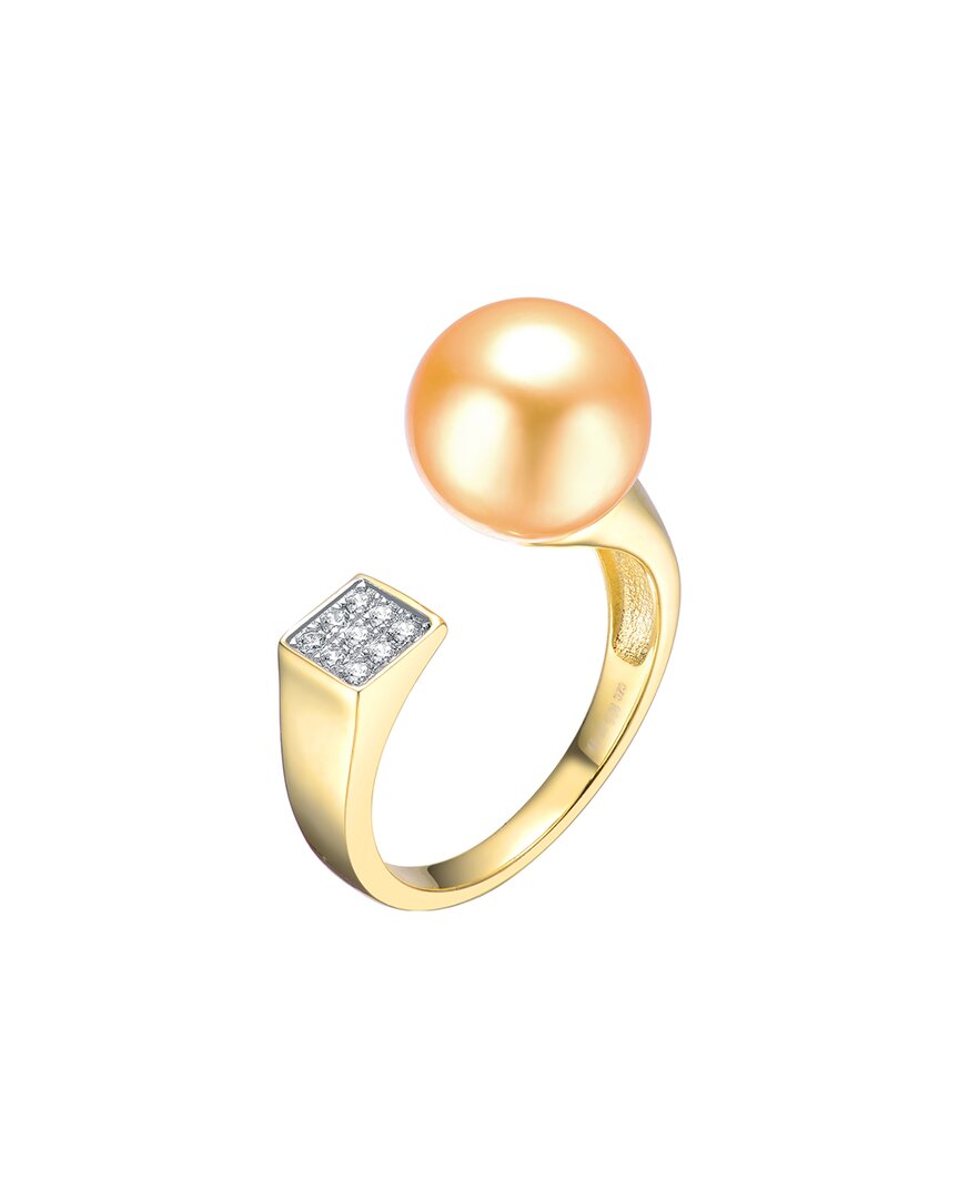 Genevive 14k Over Silver Ring