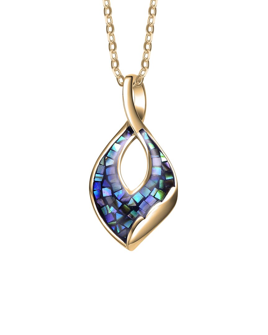 Genevive 14k Over Silver Pendant Necklace