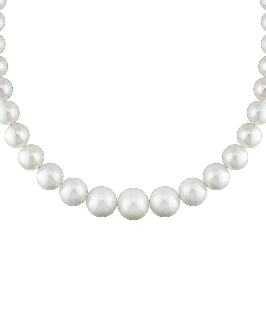 Pearls 14k 10-16mm Pearl Graduated Strand Necklace