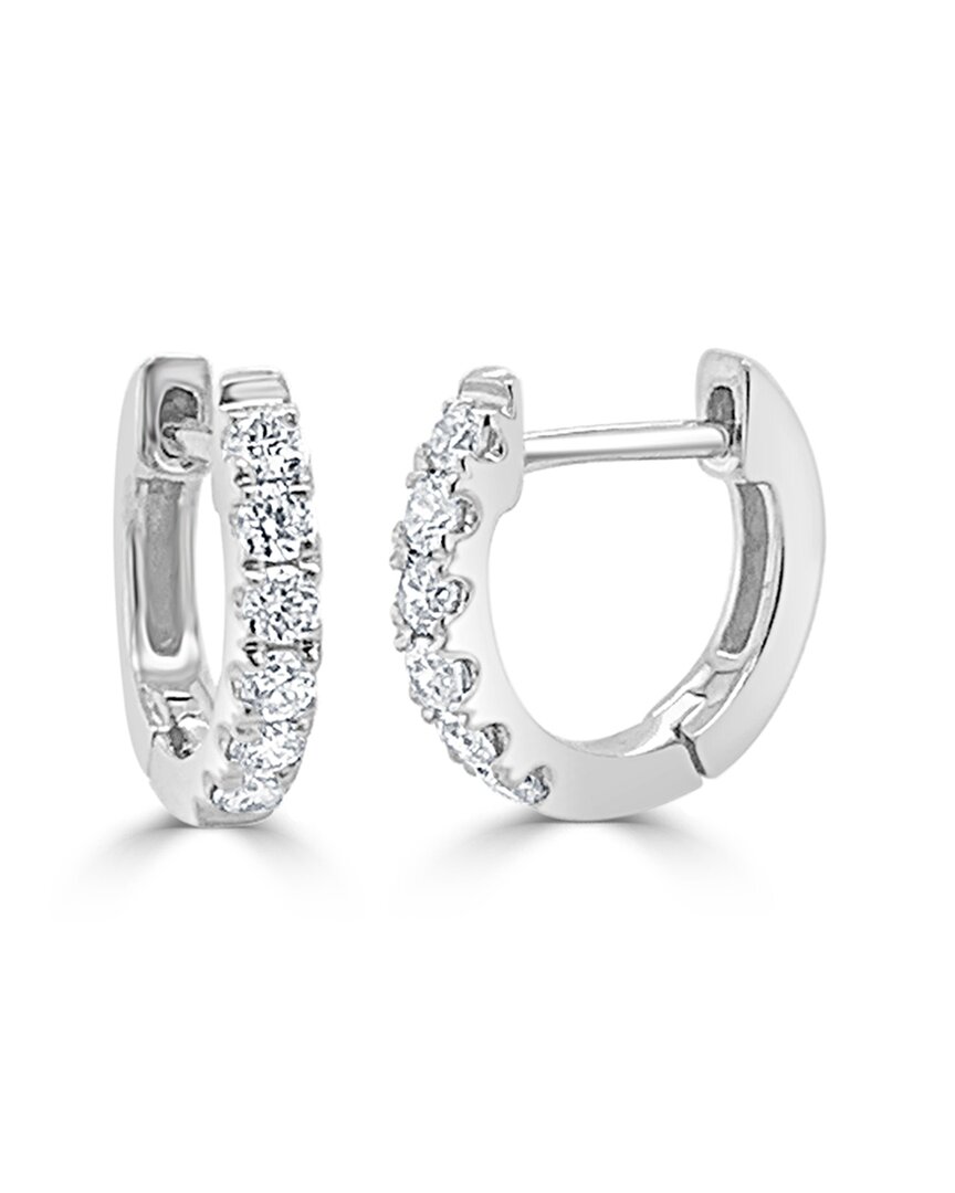 Sabrina Designs 14k 0.18 Ct. Tw. Diamond Huggie Earrings