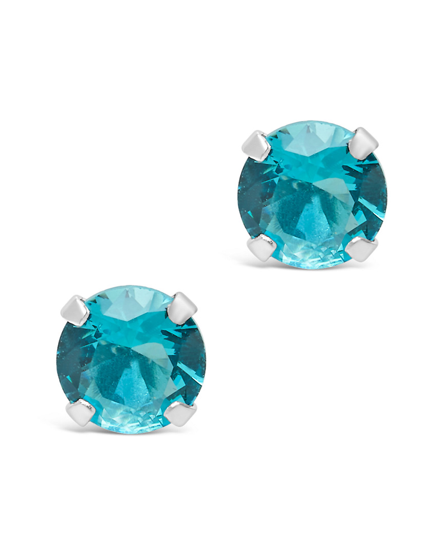 Sterling Forever Silver Cz Earrings