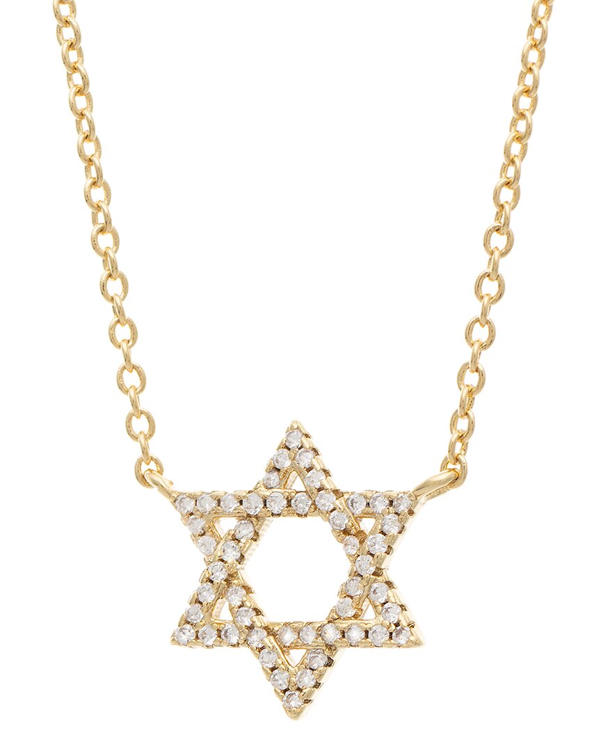 Rivka Friedman 18k Plated Cz Necklace