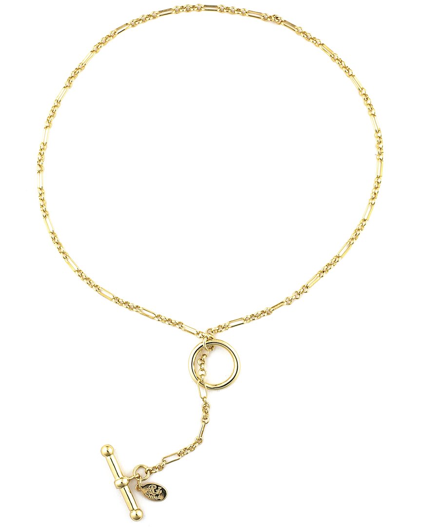 Rivka Friedman 18k Plated Figaro Chain Necklace
