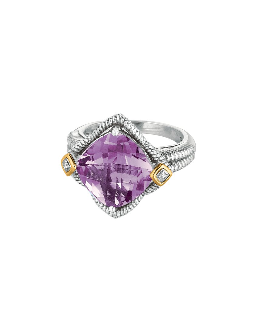 Phillip Gavriel Rock Candy 18k & Silver Gemstone Ring