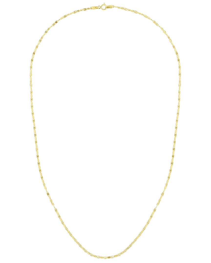 Italian Gold Sparkle Necklace In Gold