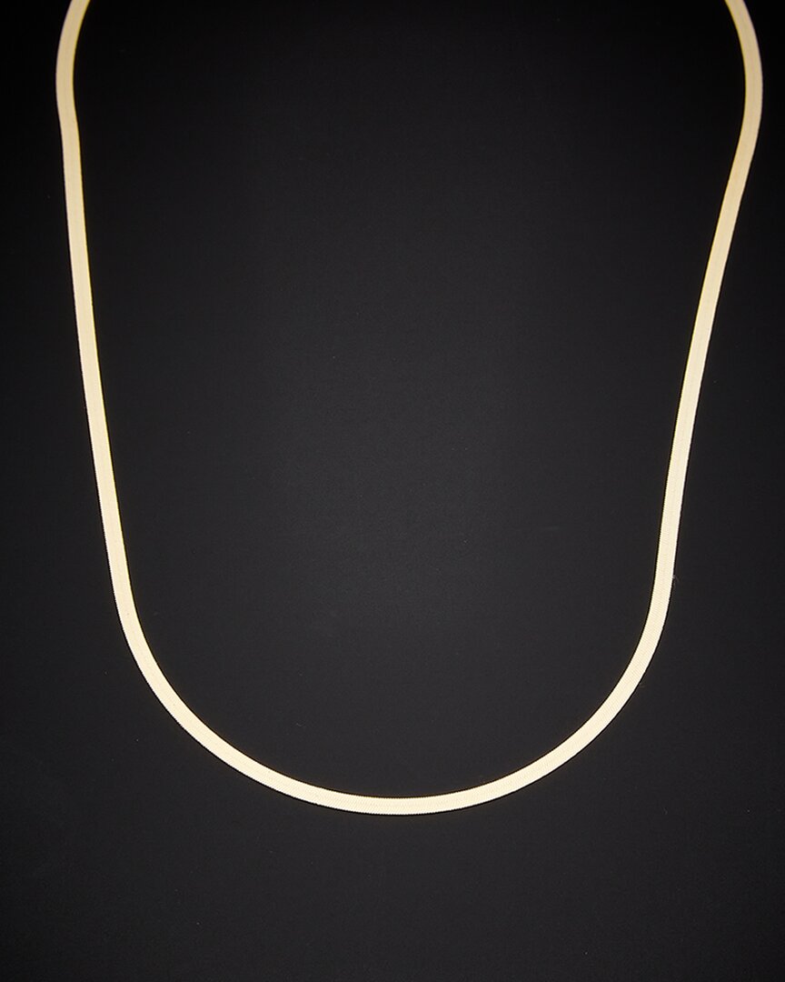 Italian Gold 14k  Herringbone Necklace