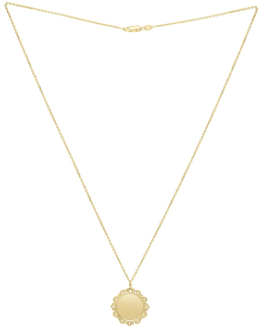 Italian Gold 14k  Vintage Style Necklace