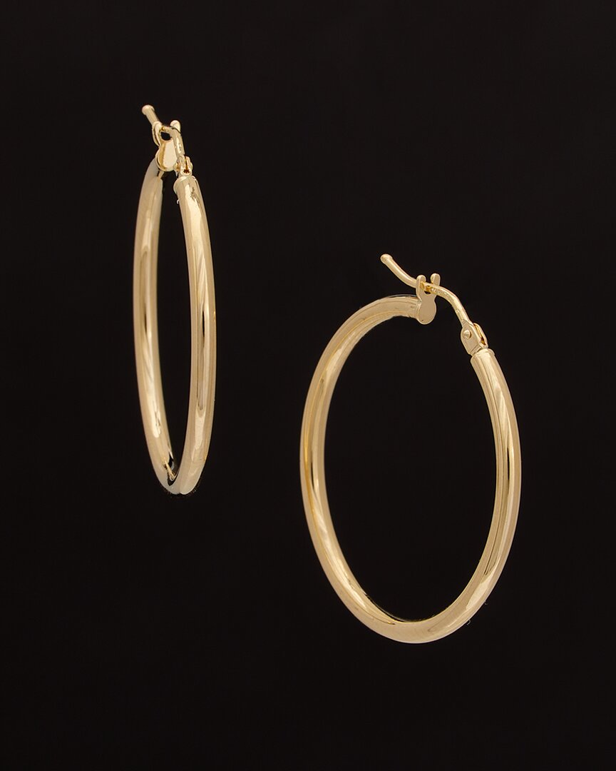 Italian Gold 14k Polished Hoops
