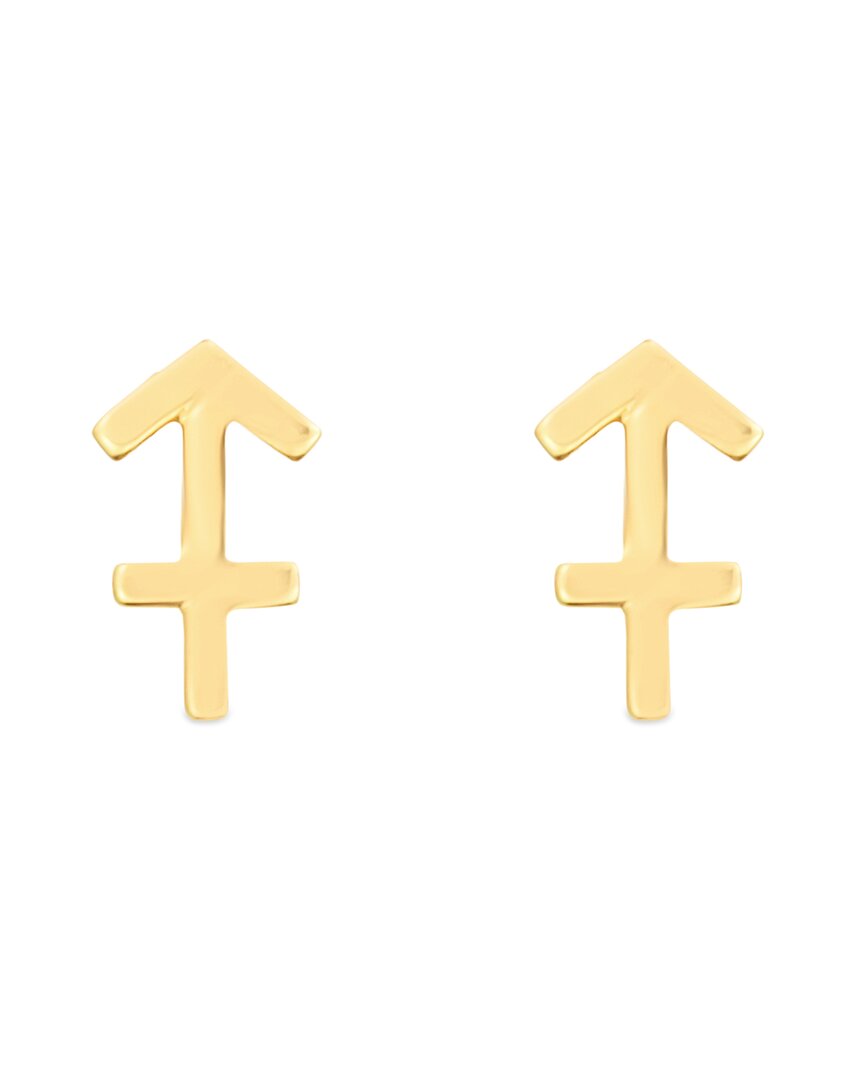 Italian Gold 14k Sagittarius Earrings