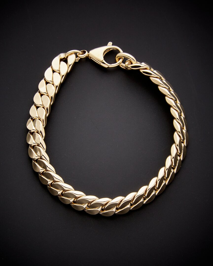 Italian Gold Cuban Link Bracelet