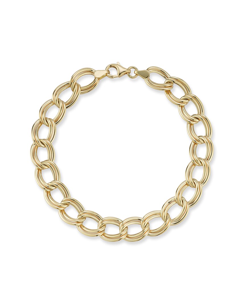 Italian Gold 14k Bold Link Bracelet