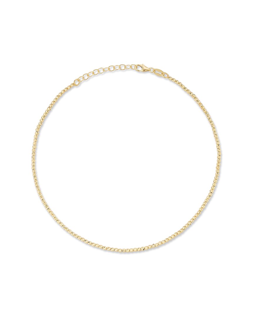 Italian Gold 14k Beaded Ball Bracelet