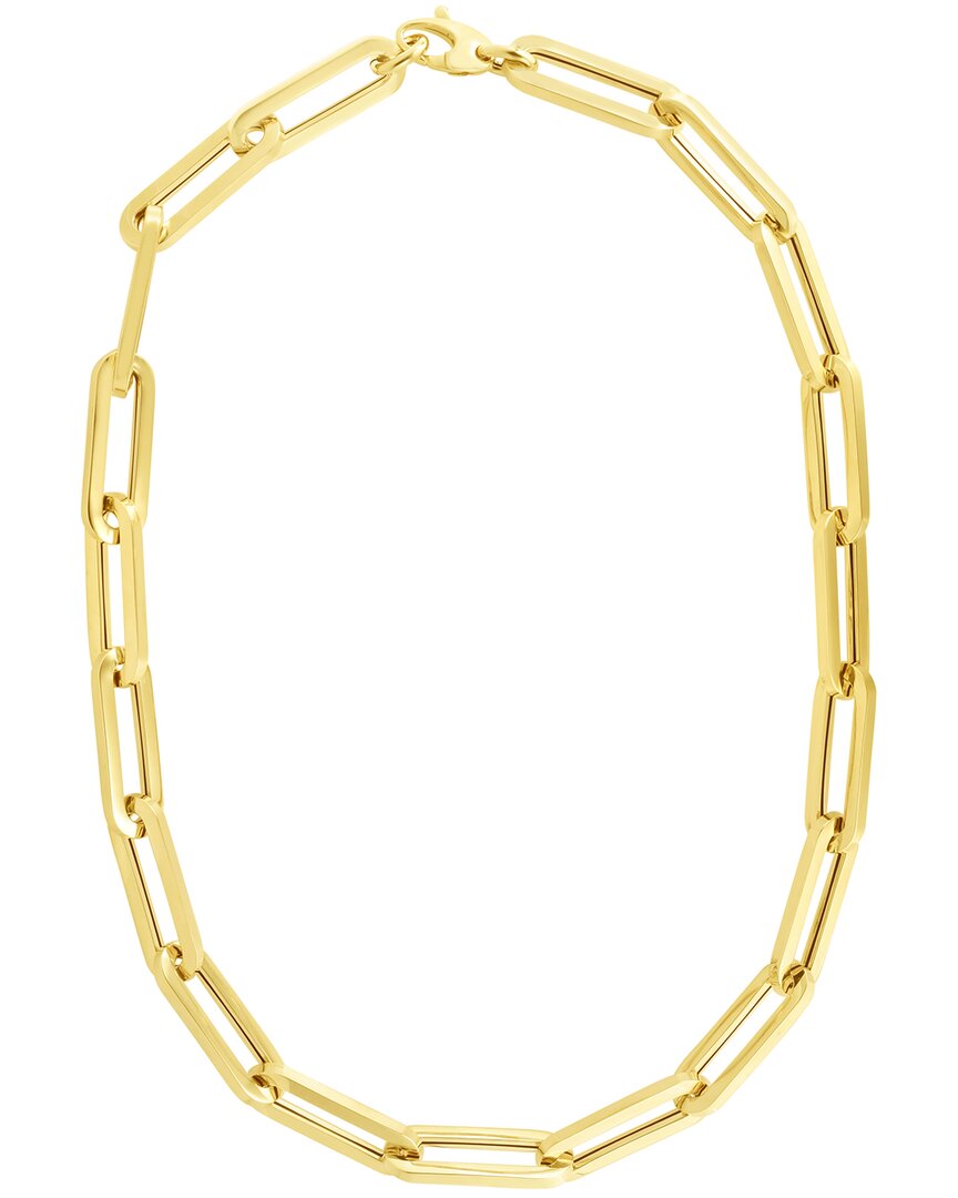 Italian Gold Paperclip Necklace
