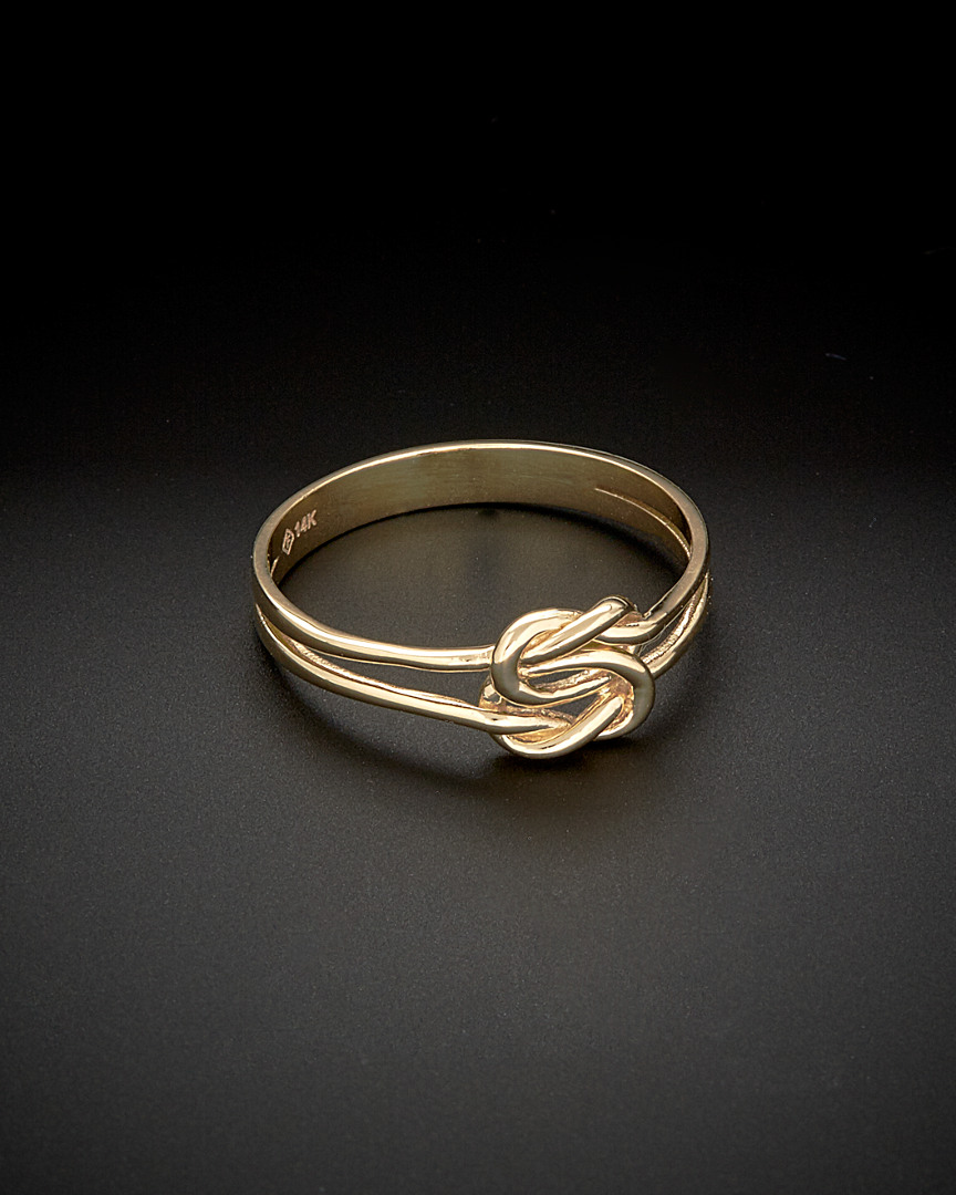 Italian Gold Double Love Knot Ring