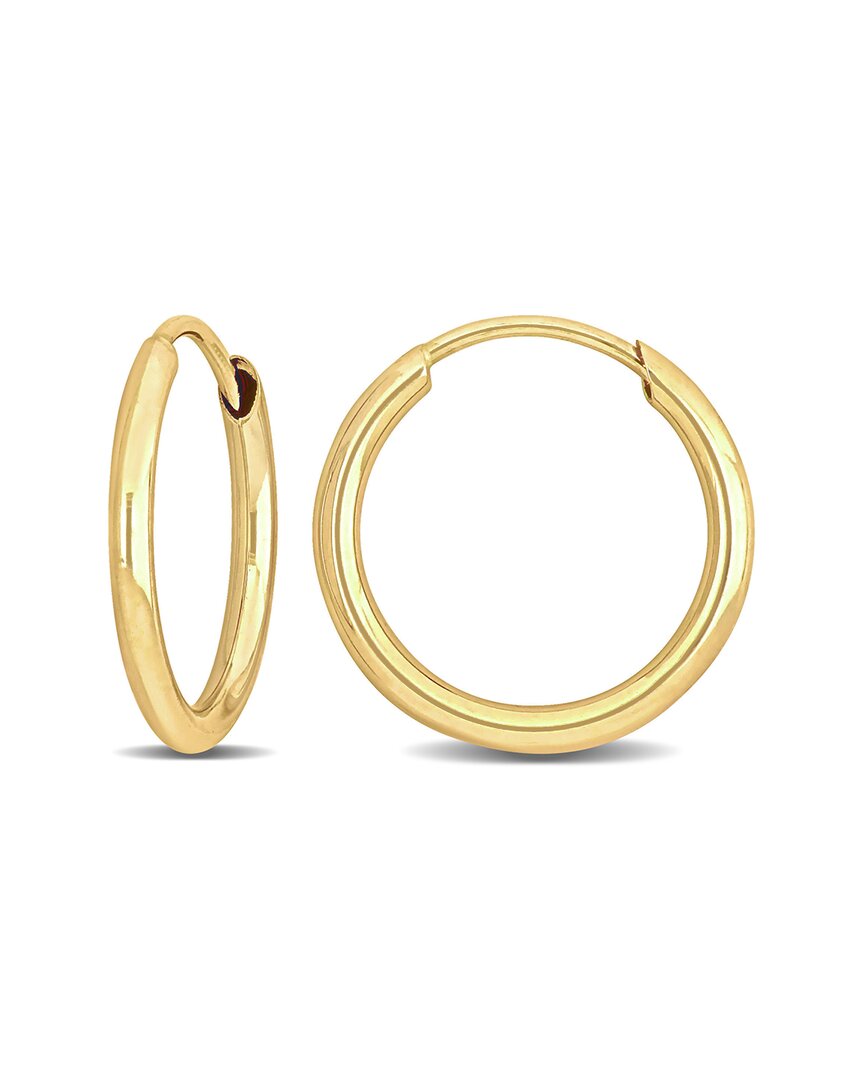 Italian Gold 14k Hoops