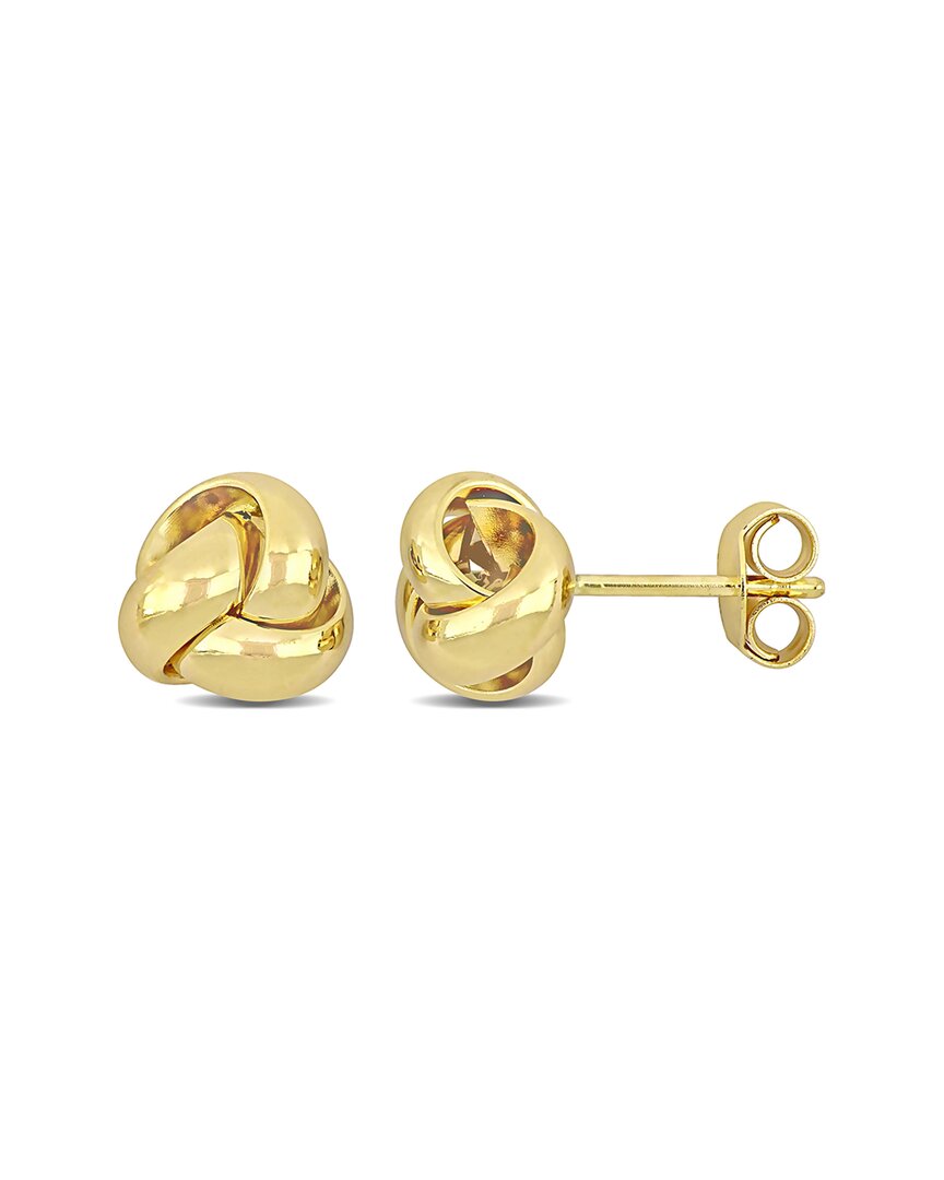 Italian Gold 14k Love Knot Earrings