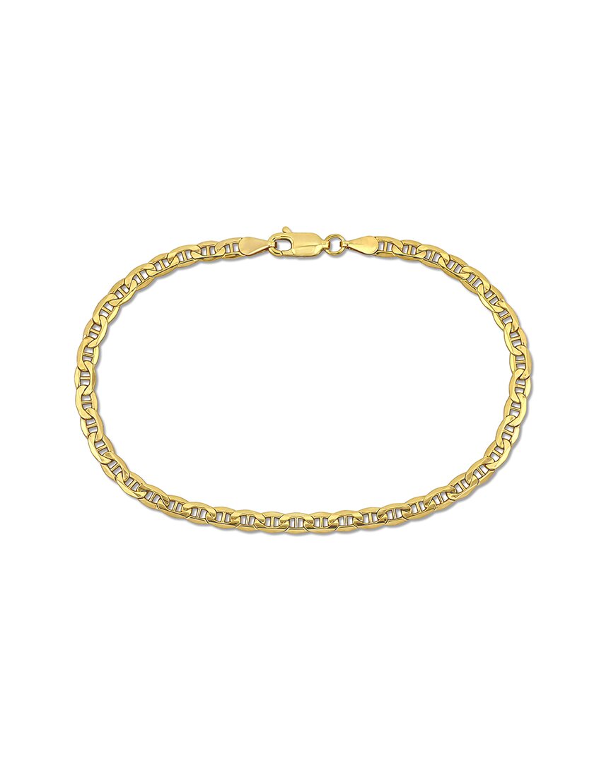 Italian Gold 10k Marine Link Chain Bracelet