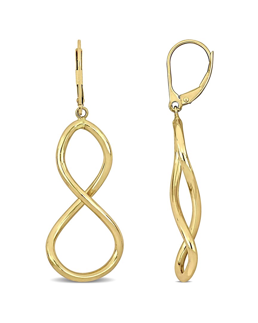 Italian Gold 10k Figure Eight Earrings