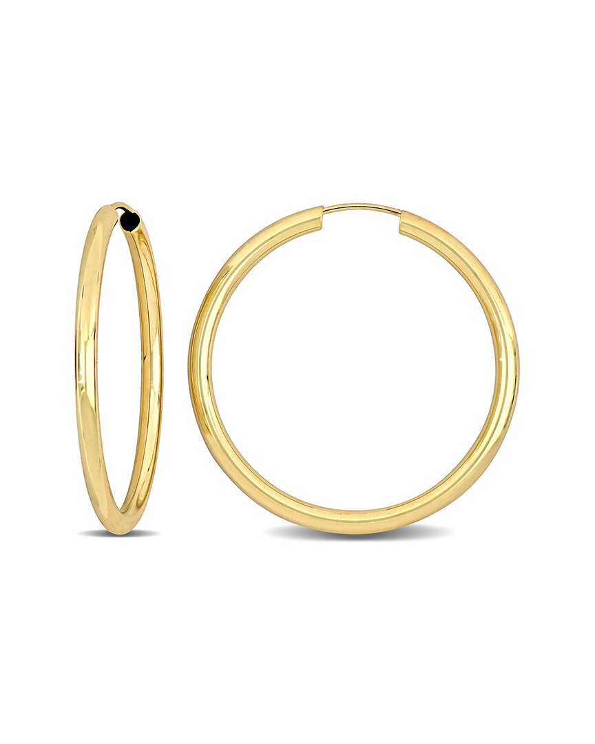 Italian Gold 14k Hoops