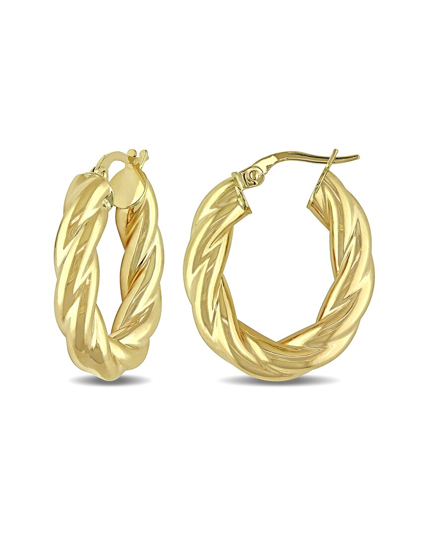 Italian Gold 10k Hoops