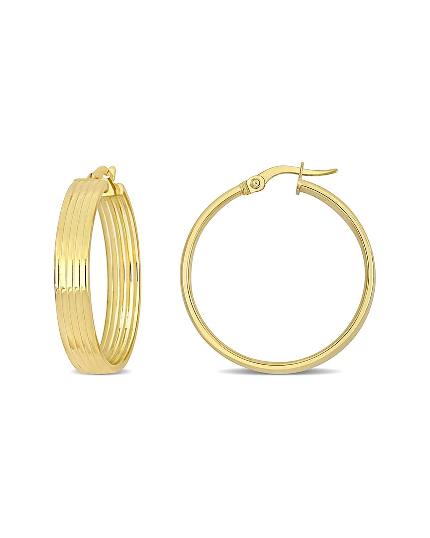 Italian Gold 14k Hoops
