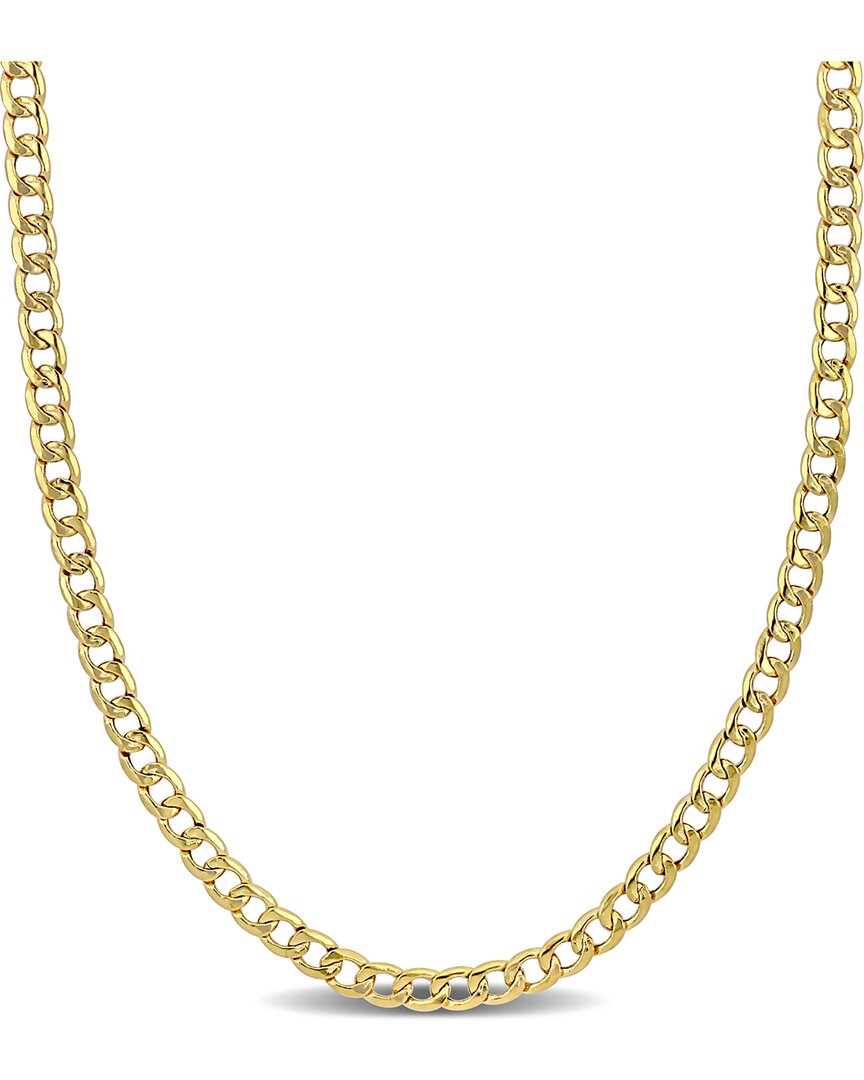 Italian Gold 14k Curb Link Chain Necklace