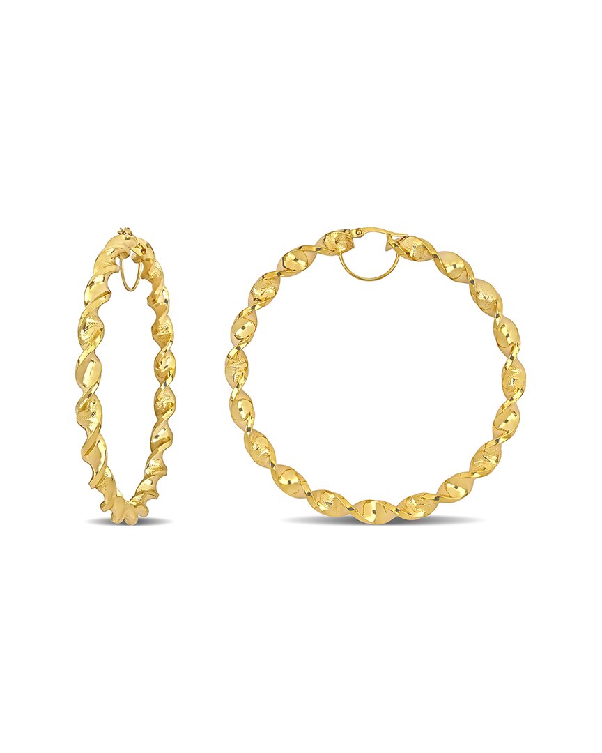 Italian Gold 14k Hoops
